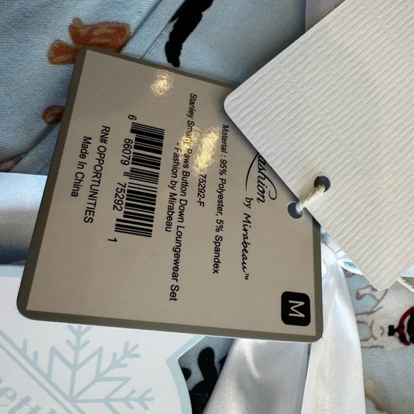 Mirabeau Fashion NWT Blue Dog Pattern Pajama Set
Sz M - Picture 4 of 4